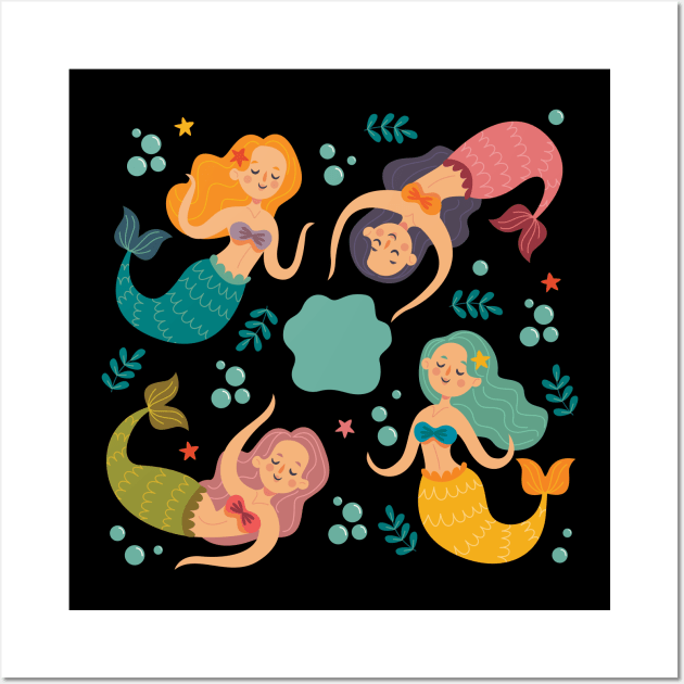 Mermaids Wall Art by Mako Design 